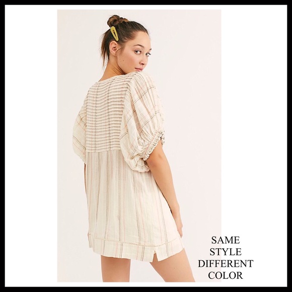 FREE PEOPLE BOHO TUNIC SUMMER MINI DRESS A2C - Picture 7 of 15
